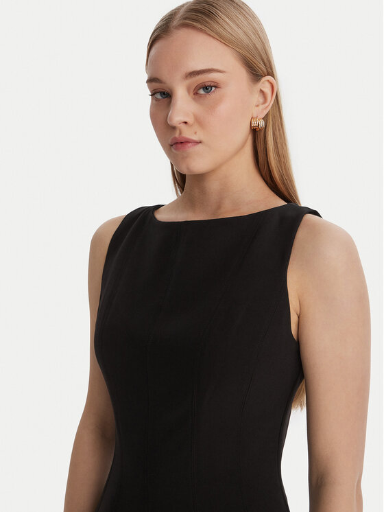 Guess Guess Koktejlové šaty W6RK57 WJ792 Čierna Regular Fit