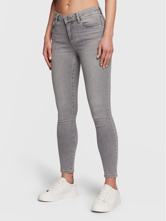 Fracomina Blugi FP23SV8000D40893 Gri Slim Fit blugi imagine noua