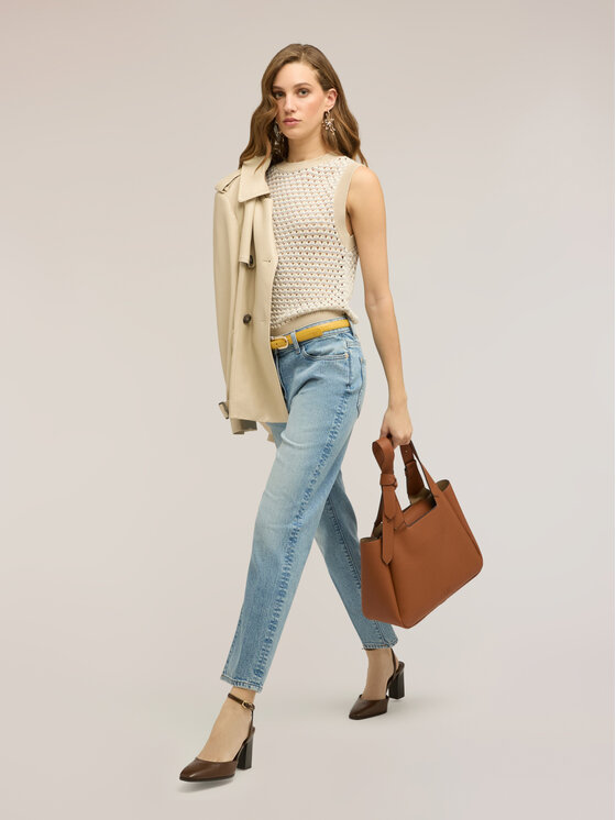 Motivi Motivi Maglione M180W003881N0R2 Crema Regular Fit