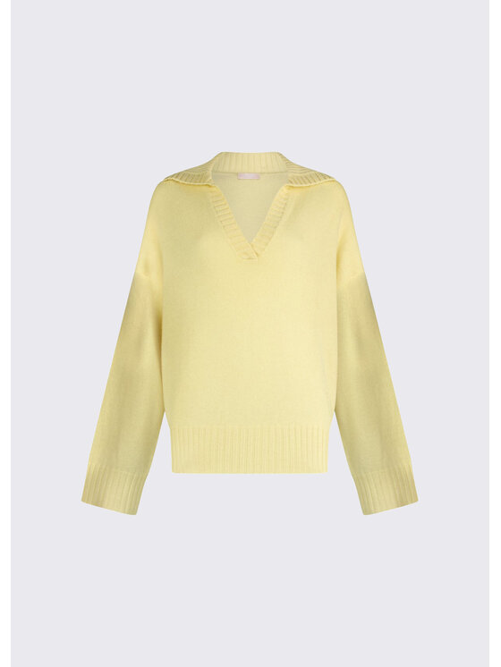 Liu Jo Liu Jo Sweter WA6288MA73R10620 Żółty Regular Fit
