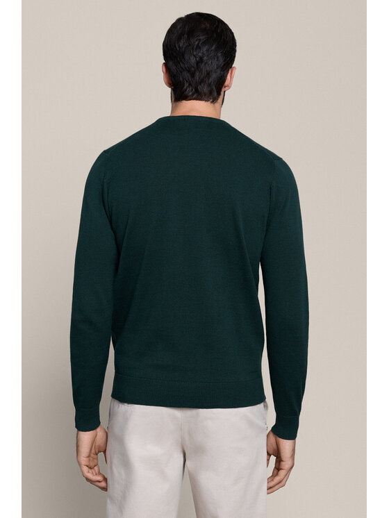 Lancerto Lancerto Sweter Christopher SW073226000034 Zielony Regular Fit