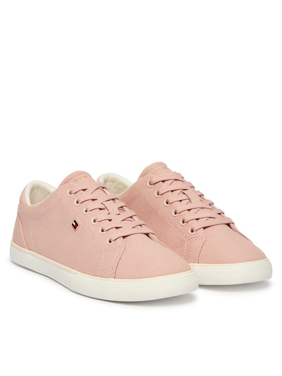 Tommy Hilfiger Tommy Hilfiger Teniszcipő Th Low Profile Vulc Canvas FW0FW09102 Rózsaszín