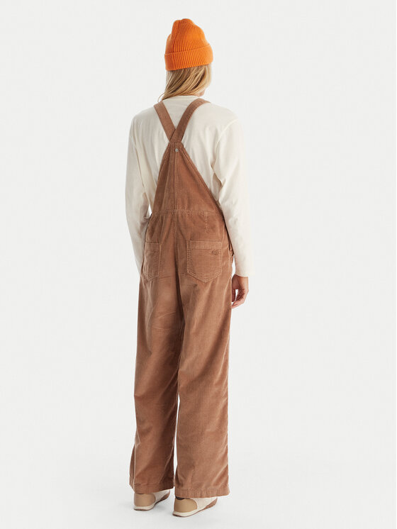 Roxy Roxy Ogrodniczki Trailblazer Overall ERJWO03022 Brązowy Regular Fit