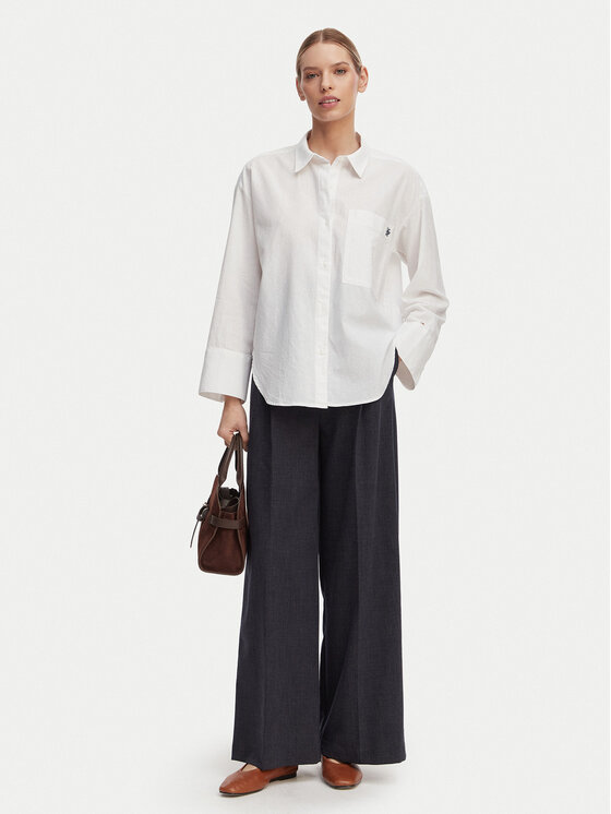 Tommy Hilfiger Tommy Hilfiger Camicia UW0UW06428 Bianco Oversize