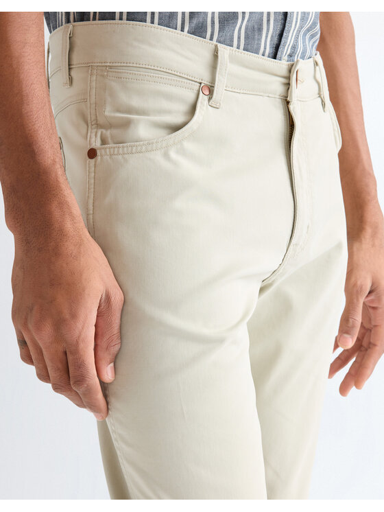 Wrangler Wrangler Jeansy LARSTON Biały Slim Fit