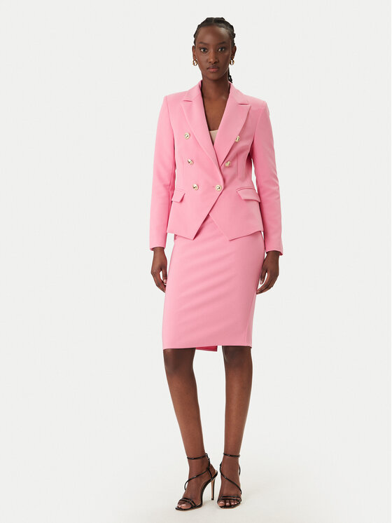 Rinascimento Rinascimento Spódnica ołówkowa CFC0128651003 Różowy Slim Fit