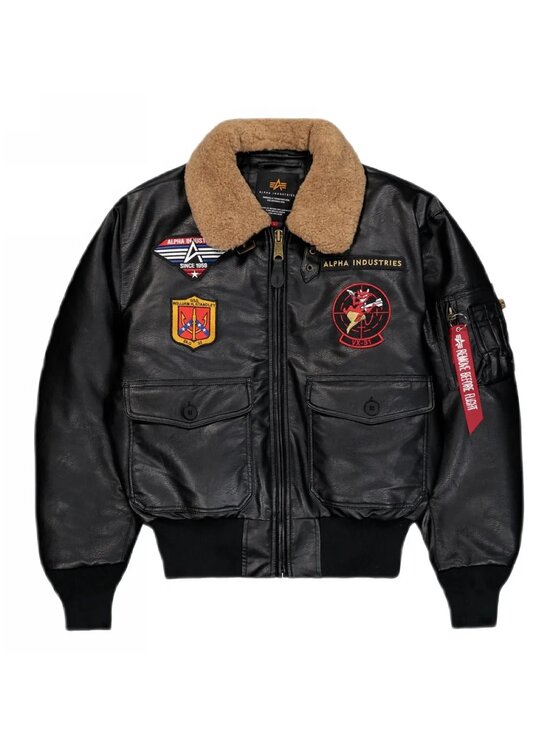 Alpha Industries Alpha Industries Kurtka bomber AI.268133 Czarny Regular Fit