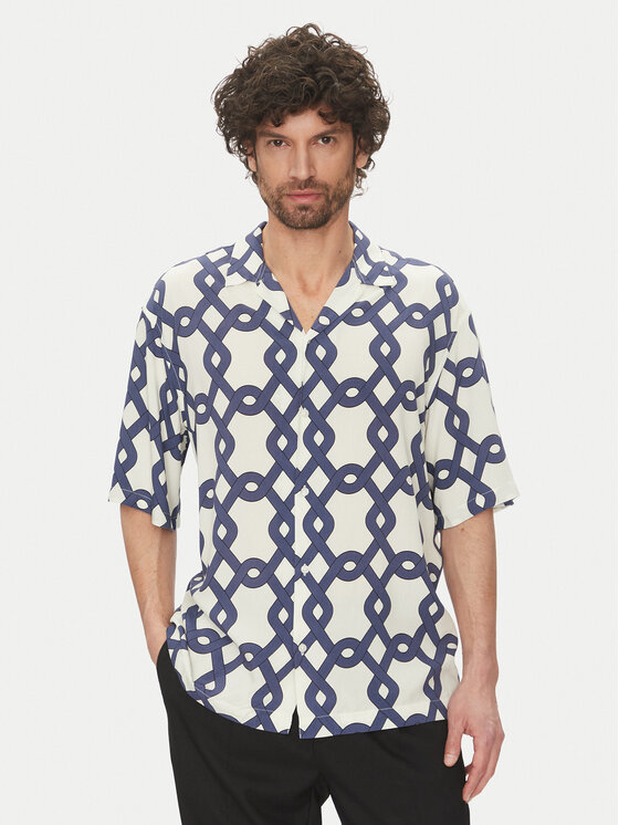 Selected Homme Selected Homme Cămașă 16088360 Bleumarin Relaxed Fit