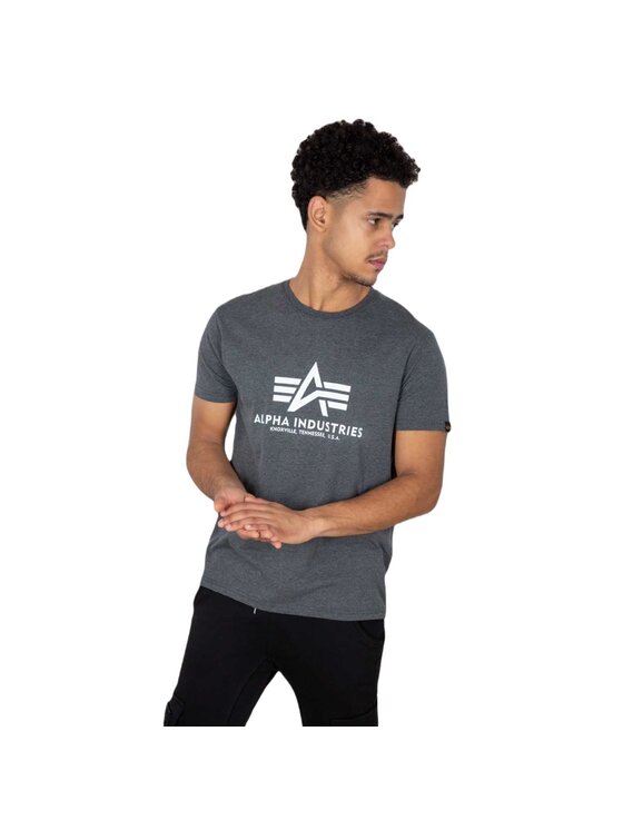 Alpha Industries Alpha Industries T-Shirt AI.100501-597-3XL Szary Basic Fit