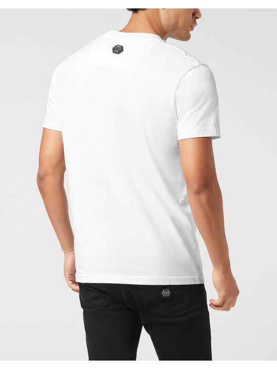 PHILIPP PLEIN PHILIPP PLEIN T-Shirt 26175 Biały Regular Fit