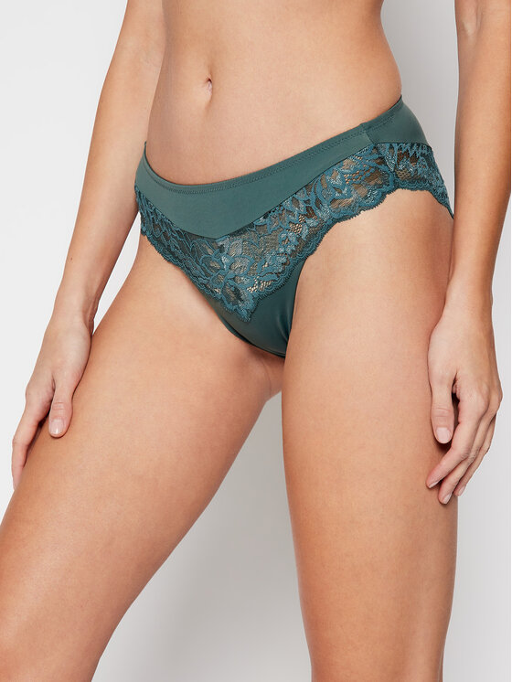 Triumph Triumph Класически дамски бикини Amourette Charm 10181383 Зелен