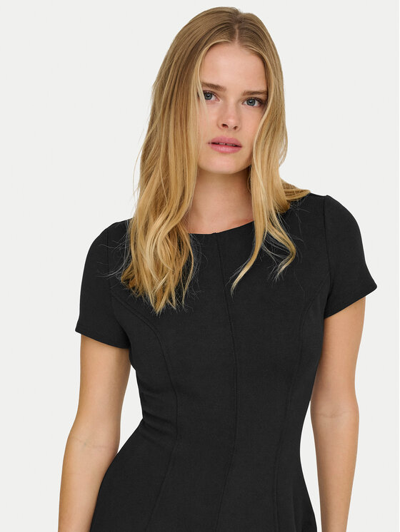 ONLY ONLY Φόρεμα καθημερινό Kenya 15370506 Μαύρο Regular Fit