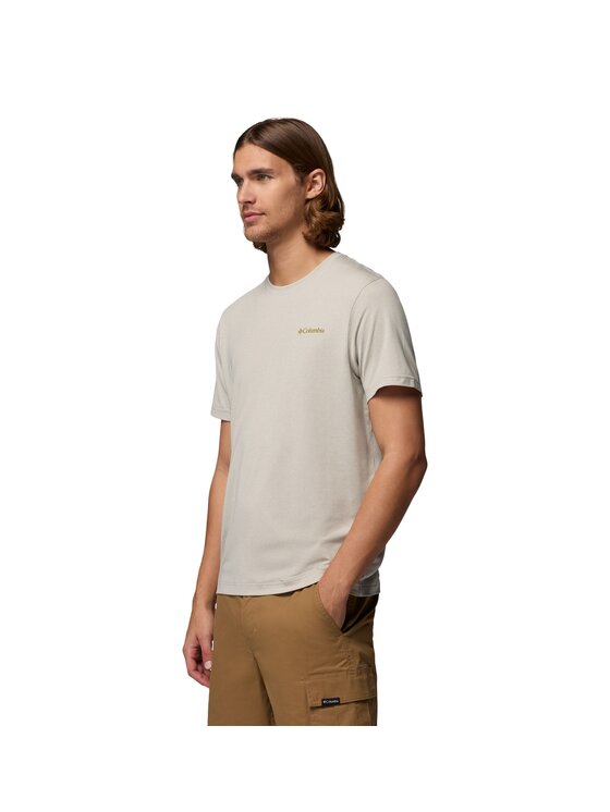 Columbia Columbia T-Shirt 216508 Beżowy Regular Fit