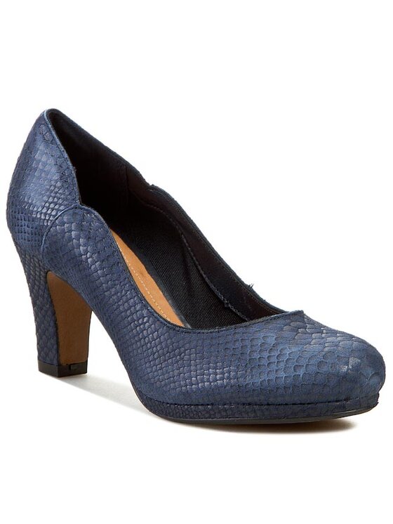 Clarks P buty Chorus Nights 261059264 Niebieski Modivo.pl