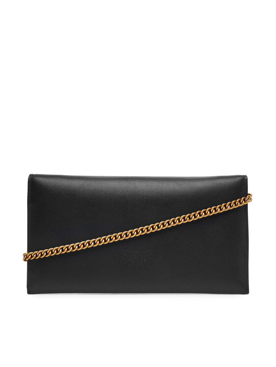 PINKO PINKO Kabelka Flat Purse Mini AI 25-26 PCPL 105347 A0F1 Černá