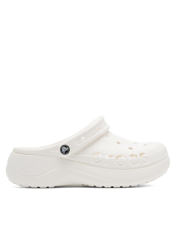 Crocs Crocs Шльопанці BAYA PLATFORM CLOG 208186-100 Білий