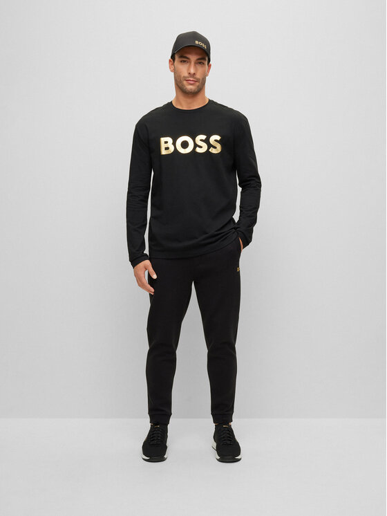 Longsleeve 50483760 Nero Relaxed Fit