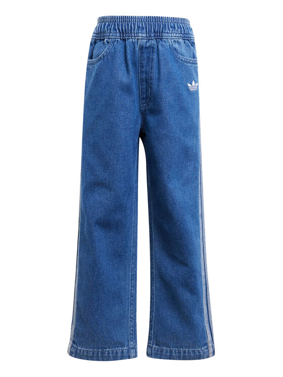 adidas adidas Trenirka Denim JC7871 Modra Loose Fit