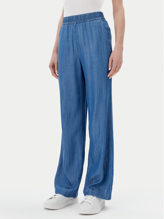Olsen Olsen Pantaloni din material 14002402 Albastru Regular Fit