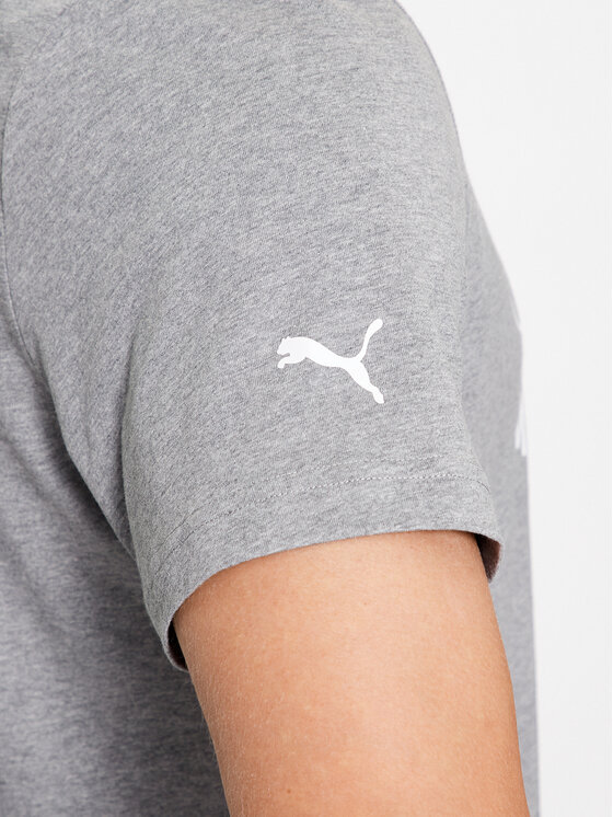Puma Puma T-Shirt Bmw Mms Ess Logo 621314 Szary Regular Fit