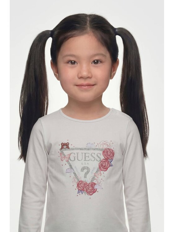 Guess Kids Guess Kids T-Shirt 183881 Bílá Classic Fit