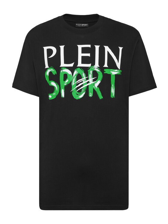 Plein Sport Plein Sport Tričko 8215 Čierna Regular Fit