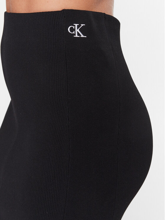 Calvin Klein Jeans Calvin Klein Jeans Tiesus sijonas J20J221437 Juoda Slim Fit