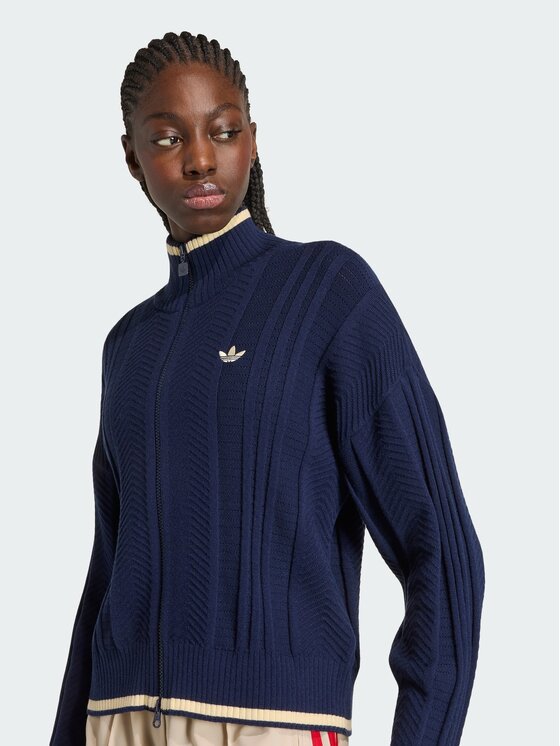 adidas adidas Cardigan Firebird KT1864 Albastru Loose Fit
