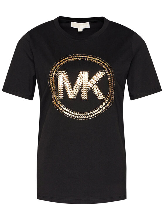 MICHAEL Michael Kors MICHAEL Michael Kors Majica MF05MRA97J Črna Regular Fit