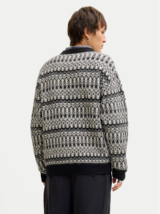 Jack & Jones Jack & Jones Sweater Blumax 12286244 Fekete Relaxed Fit