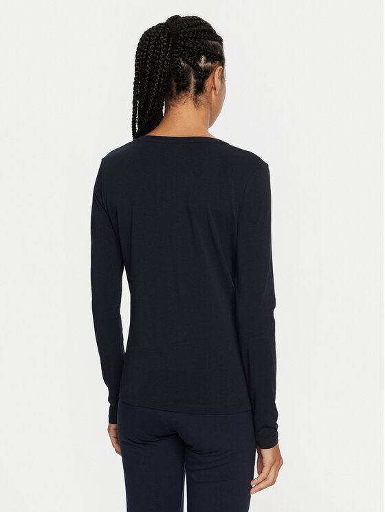 EA7 Emporio Armani EA7 Emporio Armani Bluse 6DTT06 TJQCZ 1562 Dunkelblau Slim Fit