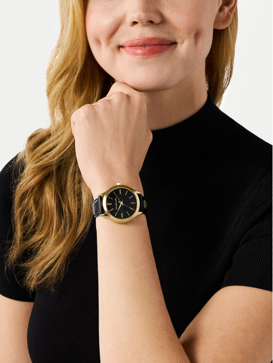 Michael Kors Michael Kors Uhr Slim Runway MK7553 Schwarz
