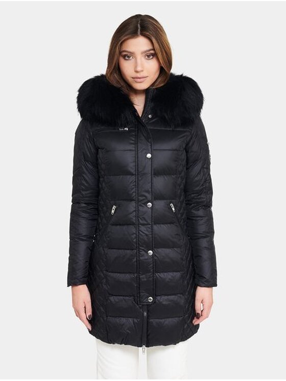 ROCKANDBLUE ROCKANDBLUE Vatovaná bunda 21436-96918995 Černá Slim Fit