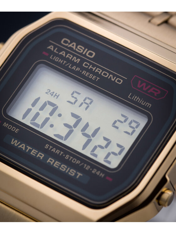 Casio Casio Zegarek LA680WEGA-1ER Złoty