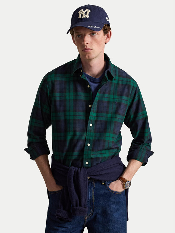 Polo Ralph Lauren Polo Ralph Lauren Koszula 710922273501 Granatowy Custom Fit