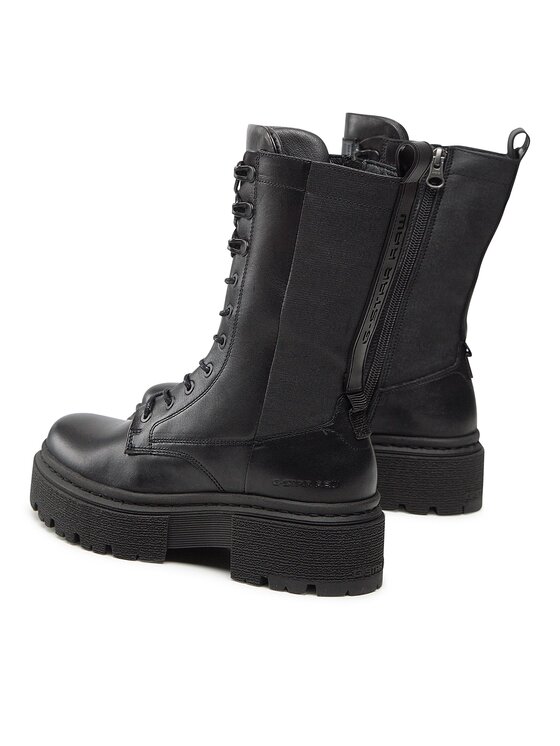 G Star Raw Botine Kafey Pfm Hgh Lea Dnm W 2241 021824 Negru