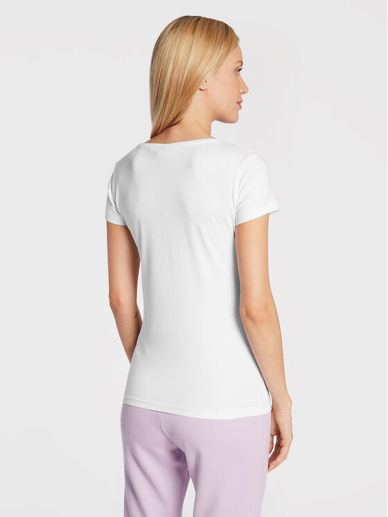 4F 4F T-särk H4Z22-TSD353 Valge Regular Fit