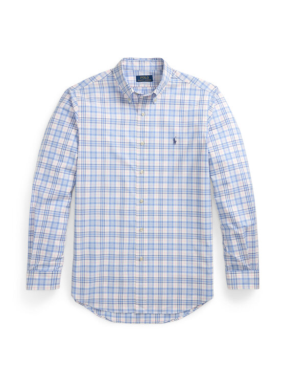 Polo Ralph Lauren Polo Ralph Lauren Košulja 710968937001 Svijetloplava Custom Fit