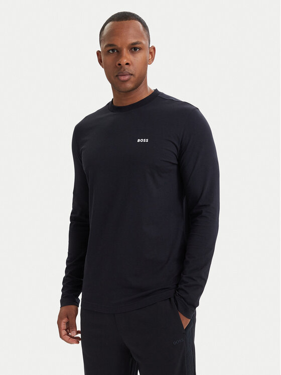BOSS Longsleeve 50506365 Bleumarin Regular Fit