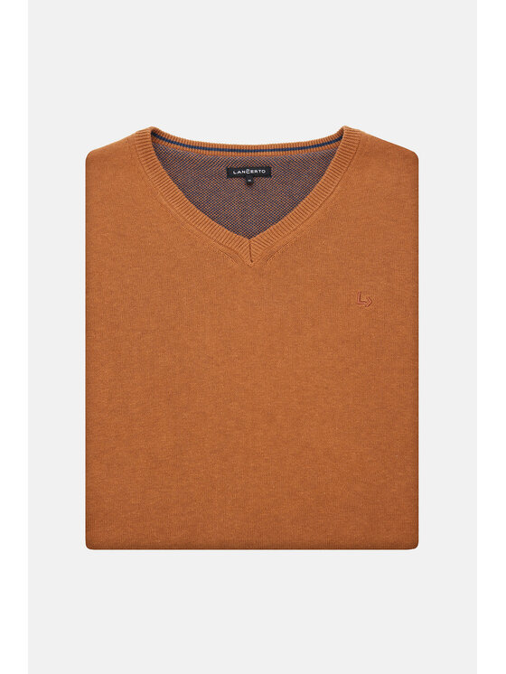 Lancerto Lancerto Sweter Lenny SW073223000038 Brązowy Regular Fit