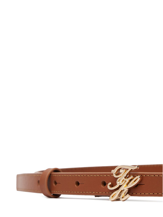 Tommy Hilfiger Tommy Hilfiger Pasek Th Script 1.5 AW0AW18609 Brązowy