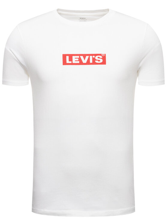 Levis® T Shirt Boxtab Graphic Tee 85785 0000 Weiß Standard Fit Modivoat 