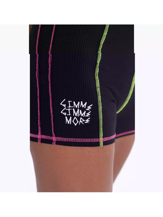 LaBellaMafia LaBellaMafia Szorty sportowe LABELLAMAFIA SHORTS GIMME BLACK Czarny Regular Fit