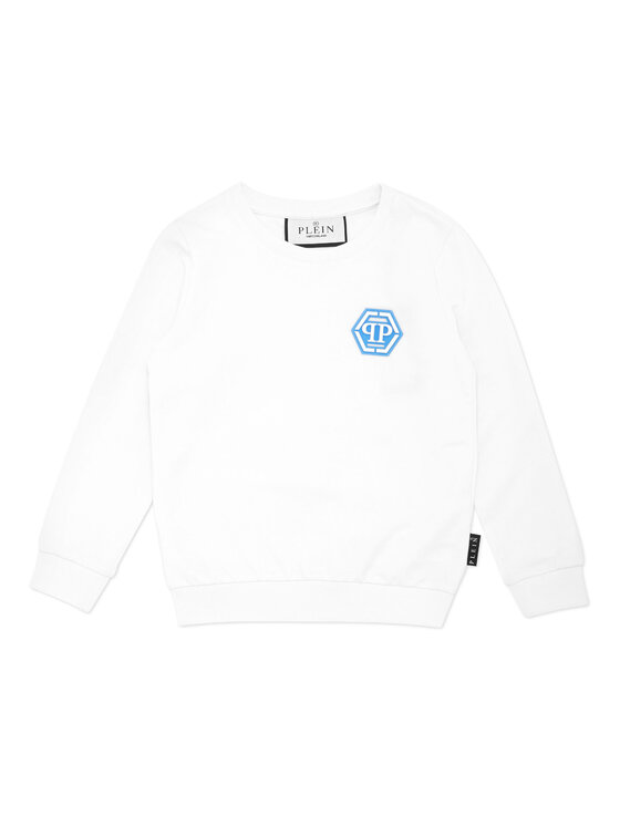 PHILIPP PLEIN PHILIPP PLEIN Bluza 28207 Biały Regular Fit