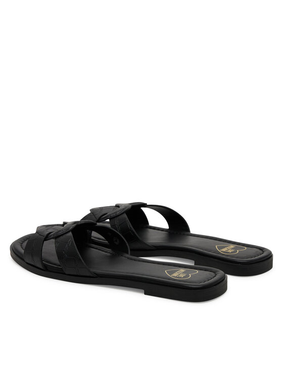 LOVE MOSCHINO LOVE MOSCHINO Klapki JA28092G1MIB0000 Czarny