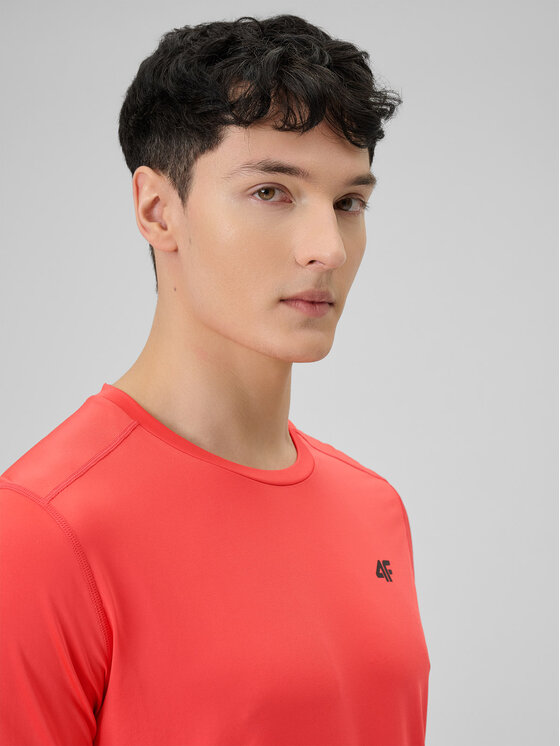 4F 4F Koszulka techniczna MULTI ACTIVE Czerwony Regular Fit