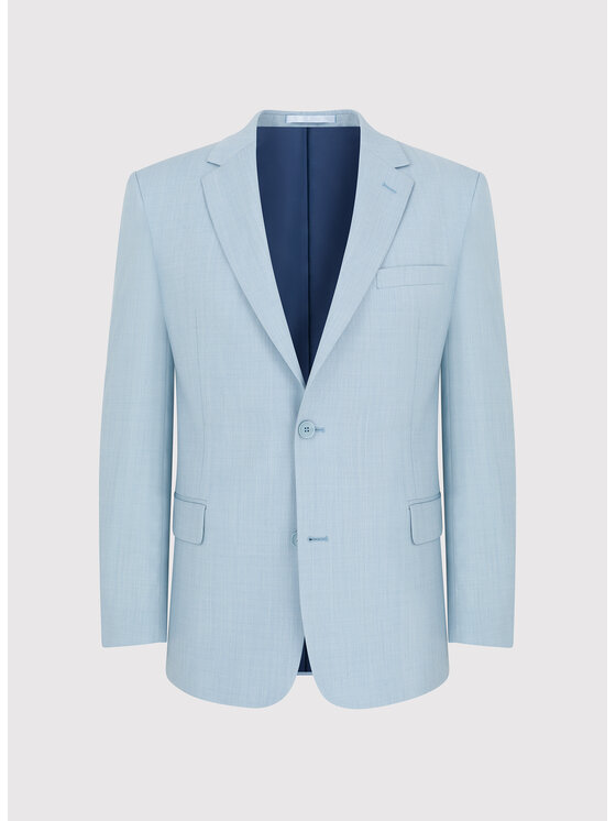 Pako Lorente Pako Lorente Marynarka P24SF-3G-013 Błękitny Slim Fit