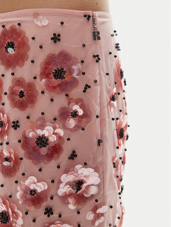 ROTATE ROTATE Suknja olovka Dula 1132471922 Ružičasta Slim Fit