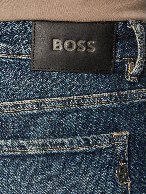 BOSS BOSS Džinsi Ogden 50569039 Tumši zils Straight Fit