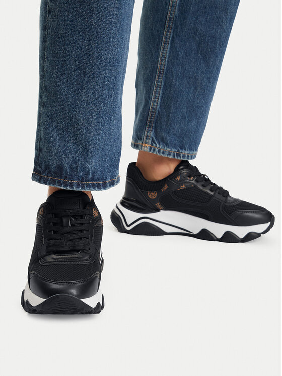 Guess Guess Sneakersy FLTMZZ ELE12 Czarny